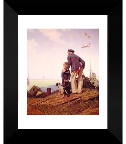 Amazon.com: Norman Rockwell - Happy Birthday, Miss Jones Art